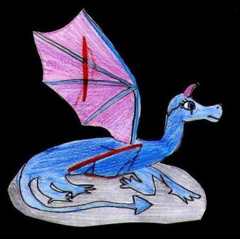 Der eisblaue Drache